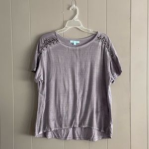 Women’s Top with Crisscross Shoulder Detail